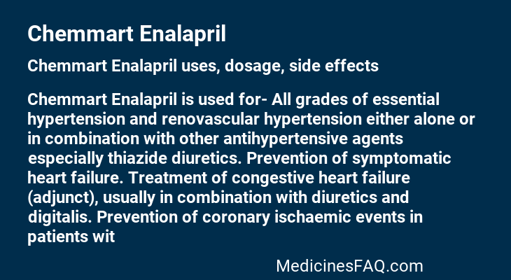 Chemmart Enalapril