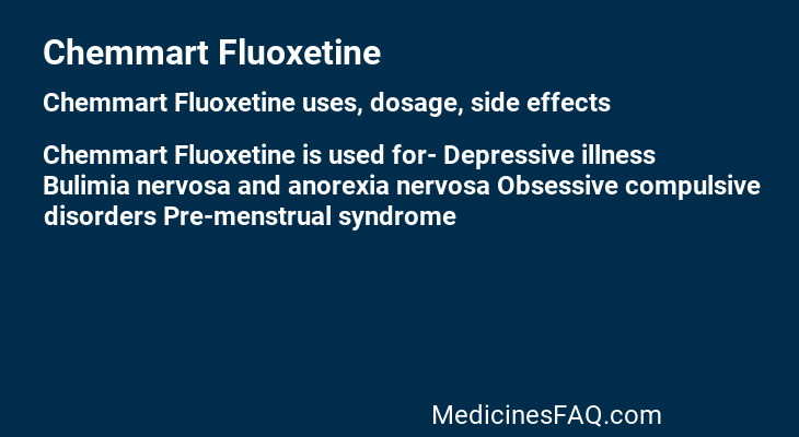 Chemmart Fluoxetine