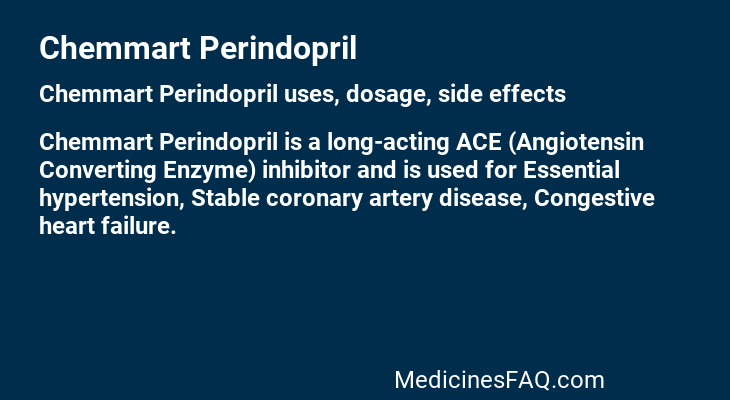 Chemmart Perindopril