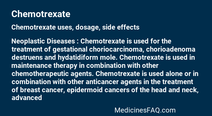 Chemotrexate