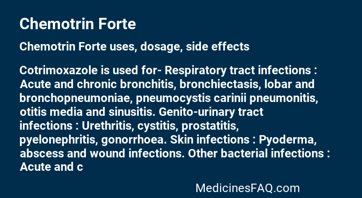 Chemotrin Forte