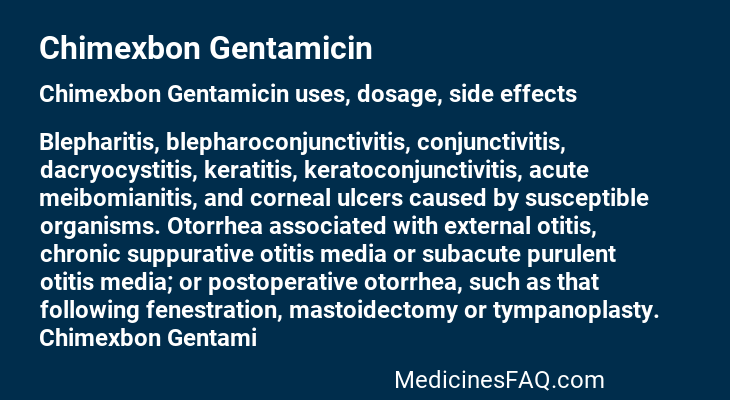 Chimexbon Gentamicin