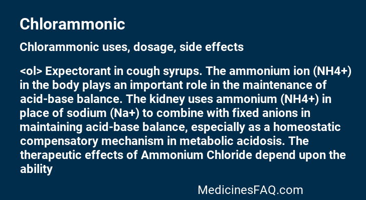 Chlorammonic