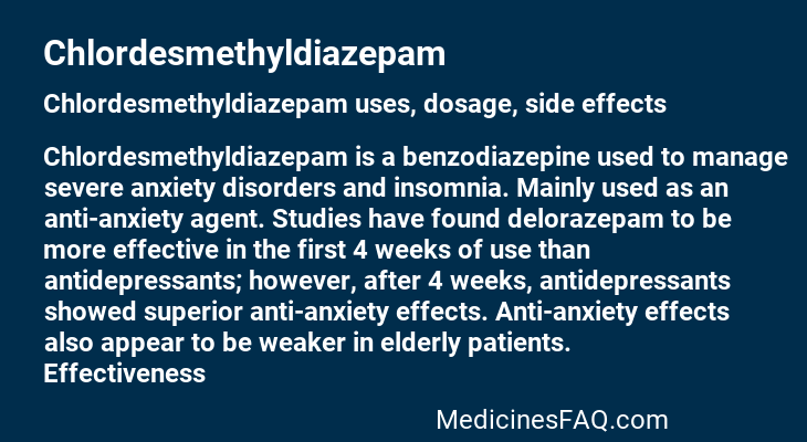 Chlordesmethyldiazepam