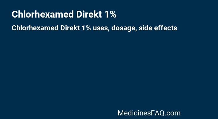 Chlorhexamed Direkt 1%