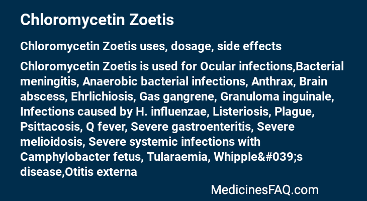 Chloromycetin Zoetis