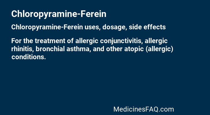 Chloropyramine-Ferein