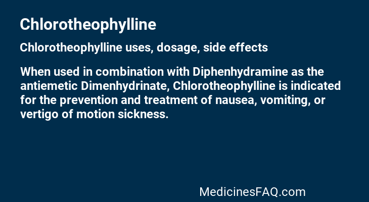 Chlorotheophylline