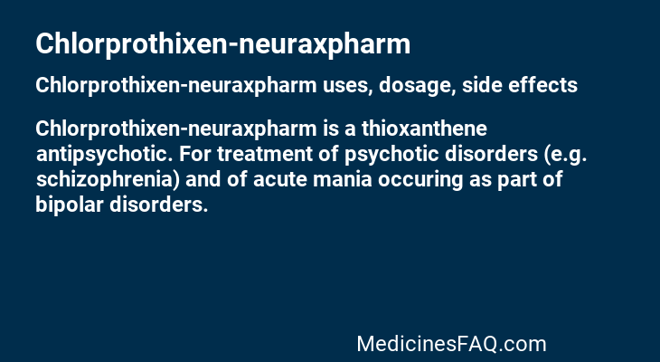 Chlorprothixen-neuraxpharm