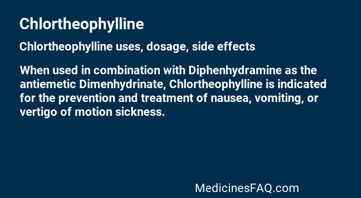 Chlortheophylline