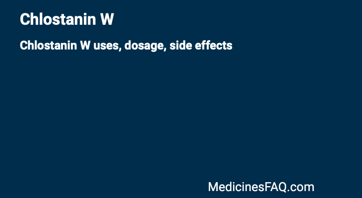 Chlostanin W