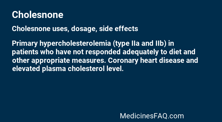 Cholesnone