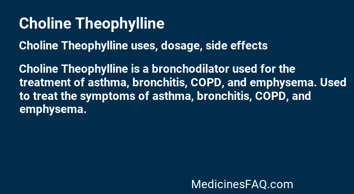Choline Theophylline