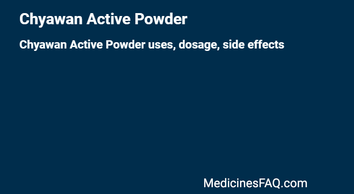 Chyawan Active Powder