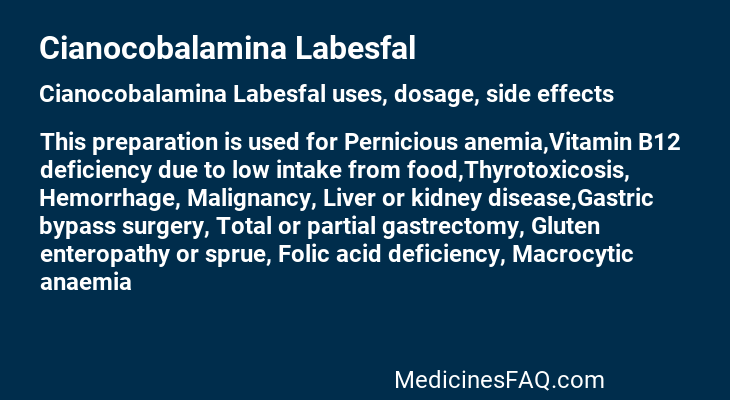 Cianocobalamina Labesfal