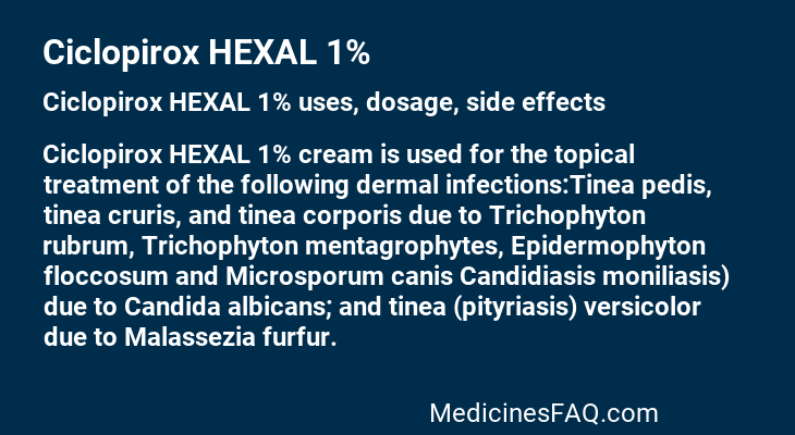 Ciclopirox HEXAL 1%