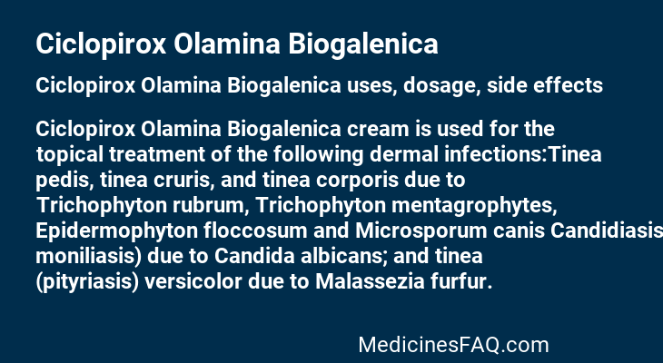 Ciclopirox Olamina Biogalenica