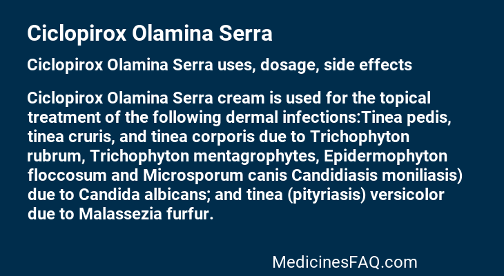 Ciclopirox Olamina Serra