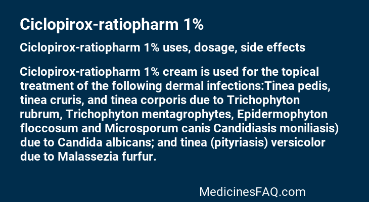 Ciclopirox-ratiopharm 1%