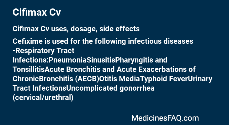 Cifimax Cv