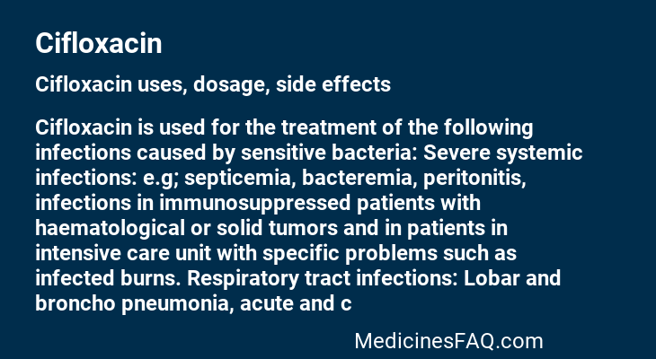 Cifloxacin