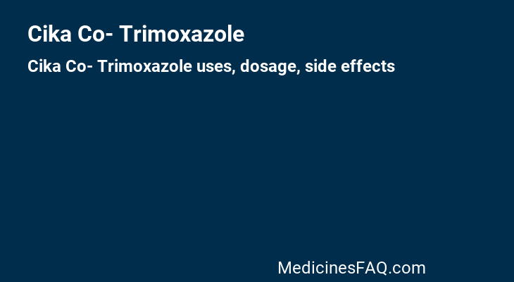 Cika Co- Trimoxazole
