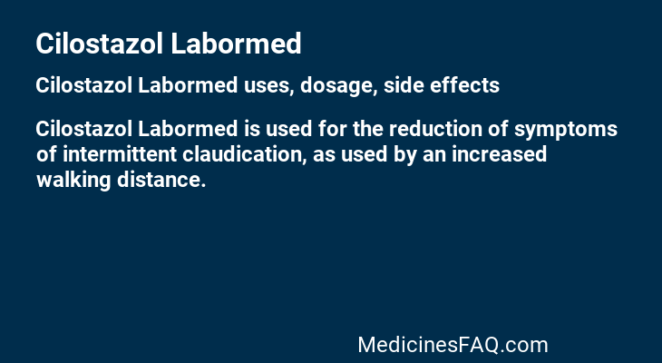 Cilostazol Labormed