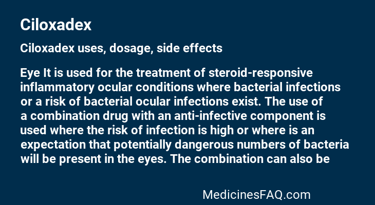 Ciloxadex