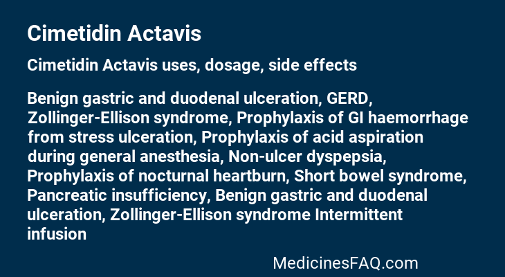 Cimetidin Actavis