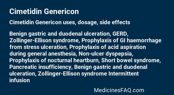 Cimetidin Genericon