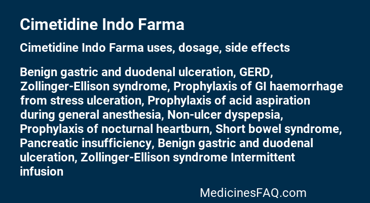 Cimetidine Indo Farma