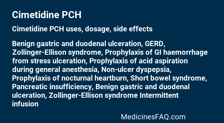 Cimetidine PCH