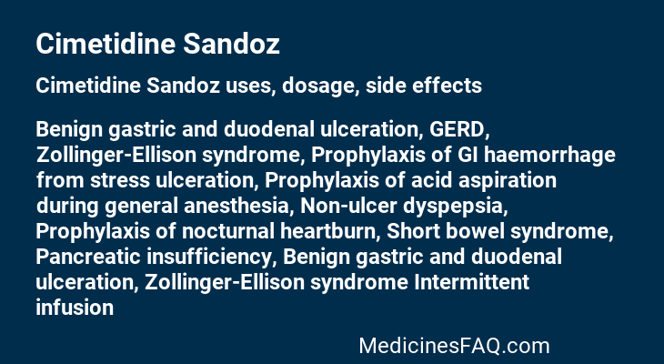 Cimetidine Sandoz