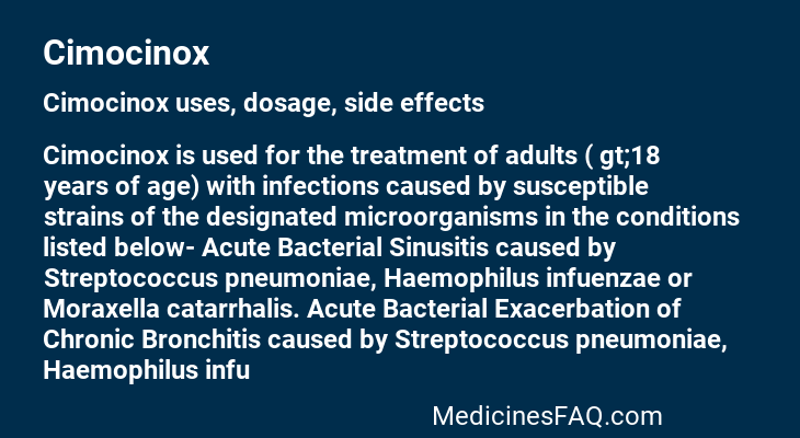 Cimocinox