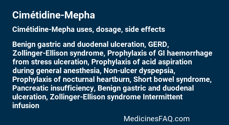 Cimétidine-Mepha
