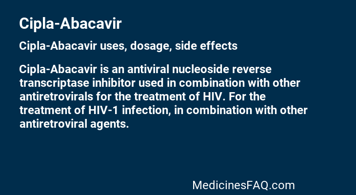 Cipla-Abacavir