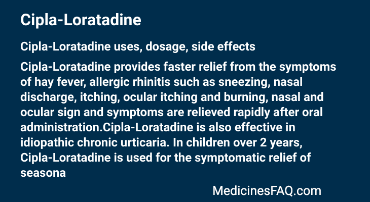 Cipla-Loratadine