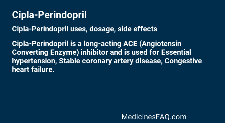 Cipla-Perindopril