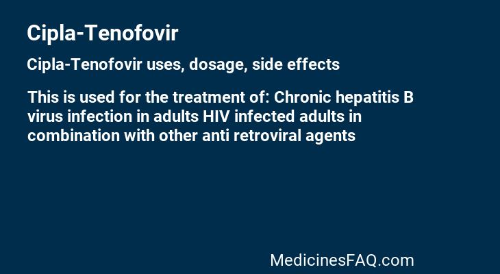 Cipla-Tenofovir