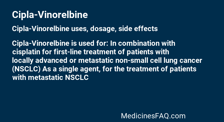 Cipla-Vinorelbine