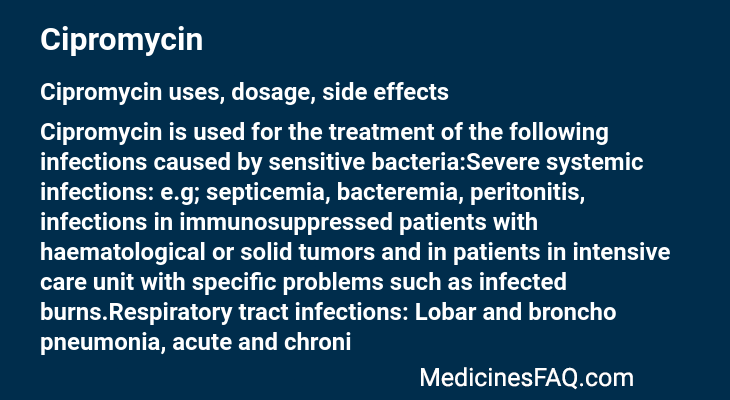 Cipromycin