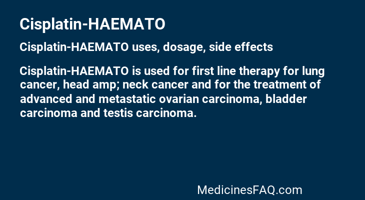 Cisplatin-HAEMATO