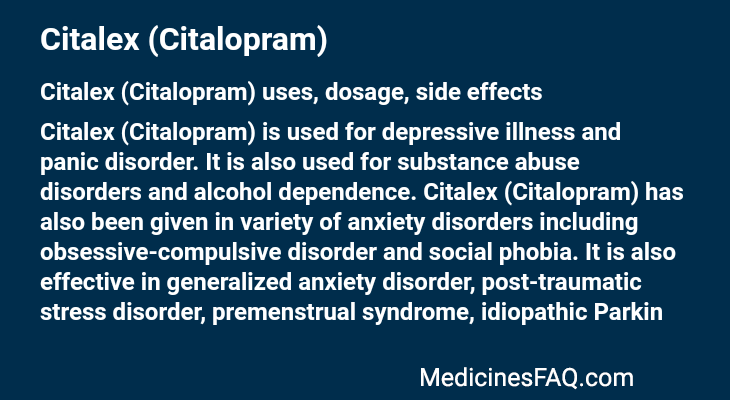 Citalex (Citalopram)