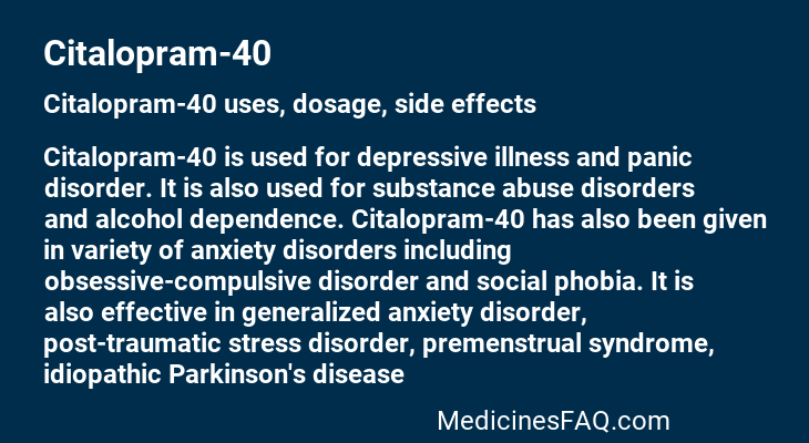 Citalopram-40