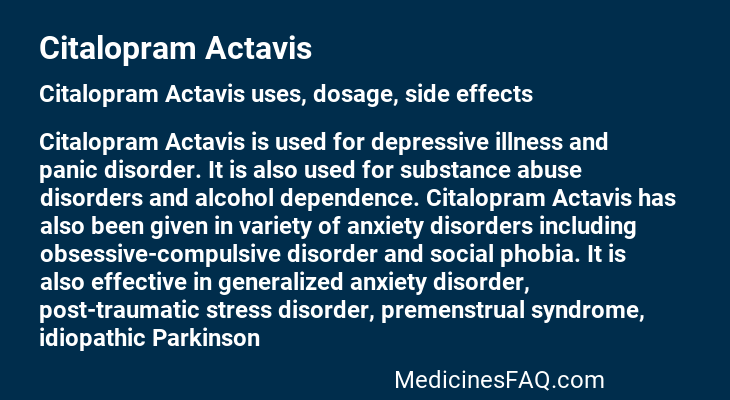 Citalopram Actavis