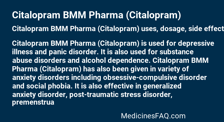 Citalopram BMM Pharma (Citalopram)
