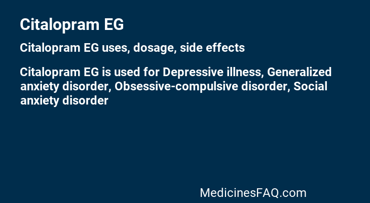 Citalopram EG