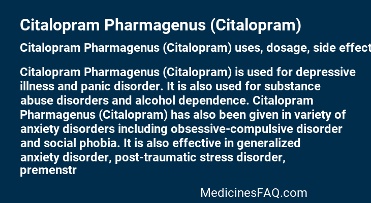 Citalopram Pharmagenus (Citalopram)