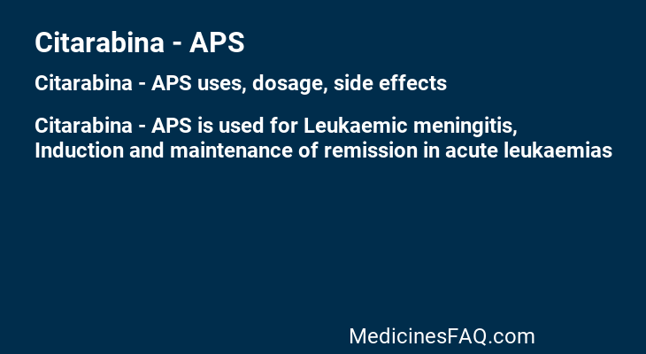 Citarabina - APS