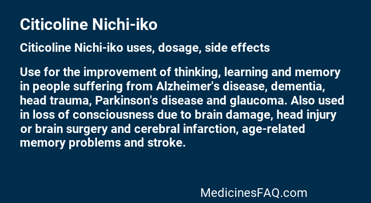 Citicoline Nichi-iko